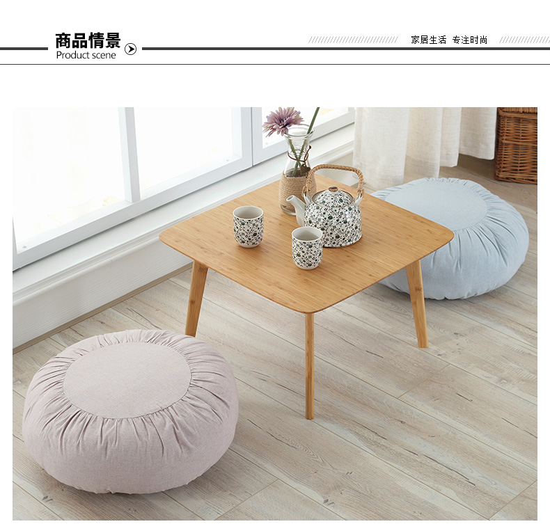 Đồng bằng bí ngô pad dày nhỏ nhỏ tròn pad bàn cà phê mat mat chất béo pad Cửa sổ sàn đệm đệm - Ghế đệm / đệm Sofa đệm sofa