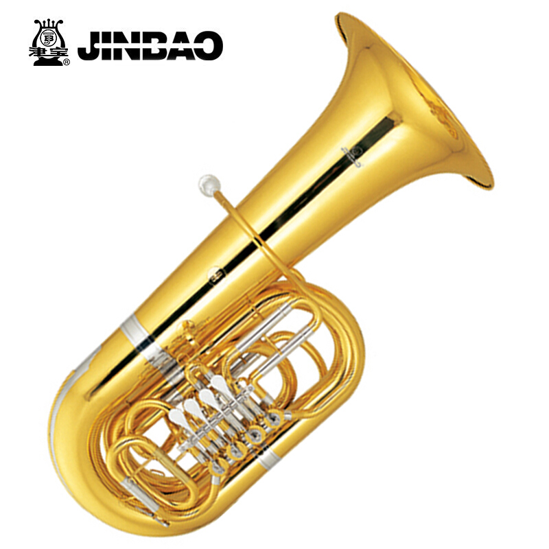 Zingbao JBBB-200 300 Three key four-key flat key large holding number professional playing brass Atlantic instrument
