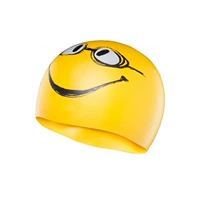 TYR có một ngày tốt lành, mũ bơi silicon tươi cười, thiết bị bơi, mũ bơi silicon unisex - Mũ bơi 	mũ bơi 	