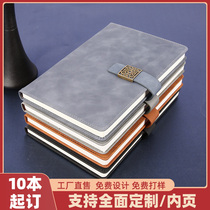 Ultra-Thick Business Retro Simplicity Joins Wind b5 Office Holders With a5 Notebook University Students Day Note This Thickened Notepad Soft Leather Face Work Collegiate Transcript this Custom Inprint logo