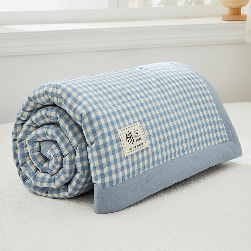 Day-style all-cotton washed cotton air conditioning by summer cool quilts by four pieces of pure cotton thin spring autumn by a machine washable summer by summer