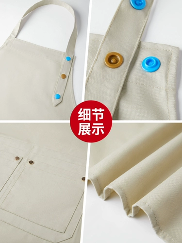 Износостойкий фартук, кофейный рабочий чай с молоком, увеличенная толщина, делается под заказ, с печатью вашего логотипа