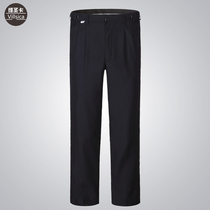  Security uniform Spring autumn and winter pants thickened mens security suit Black trousers Overalls Property overalls winter clothes