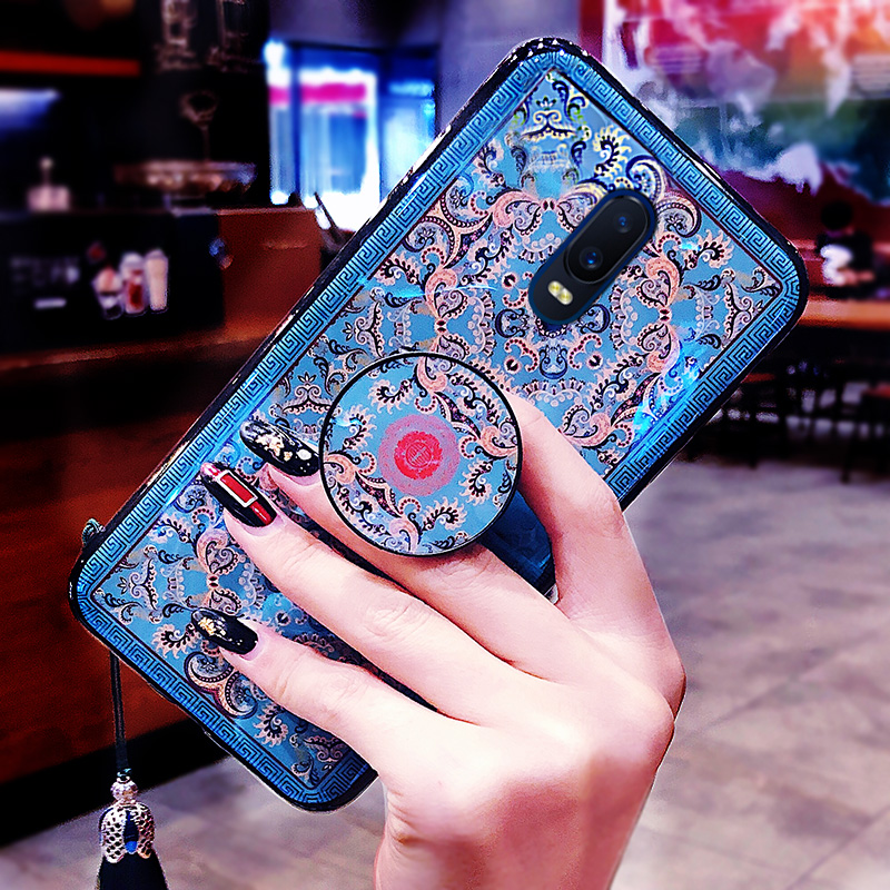 中国风oppor17手机壳r17pro蓝光女款个性创意