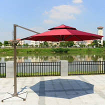 Outdoor parasol courtyard beach umbrella front desk outdoor advertising sentry box large folding umbrella leisure sun umbrella