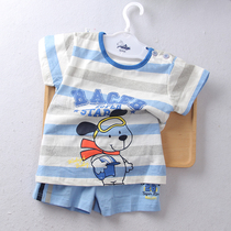 Special clearance does not return do not change the baby short sleeve set cotton male baby clothes 1-3 years old