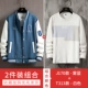 J170 Fog Blue + T313 White