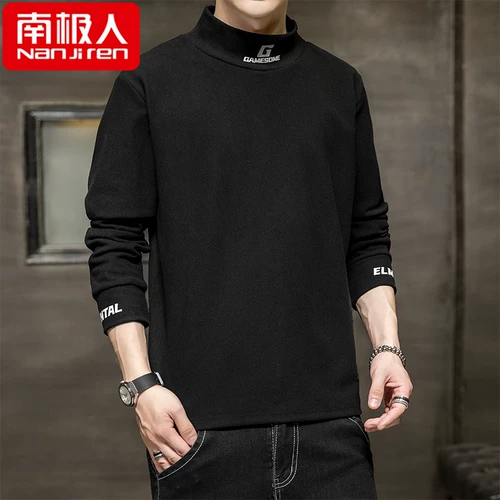 南极人 Мужская демисезонная толстовка, трендовая осенняя куртка для школьников, 2020, оверсайз, высокий воротник