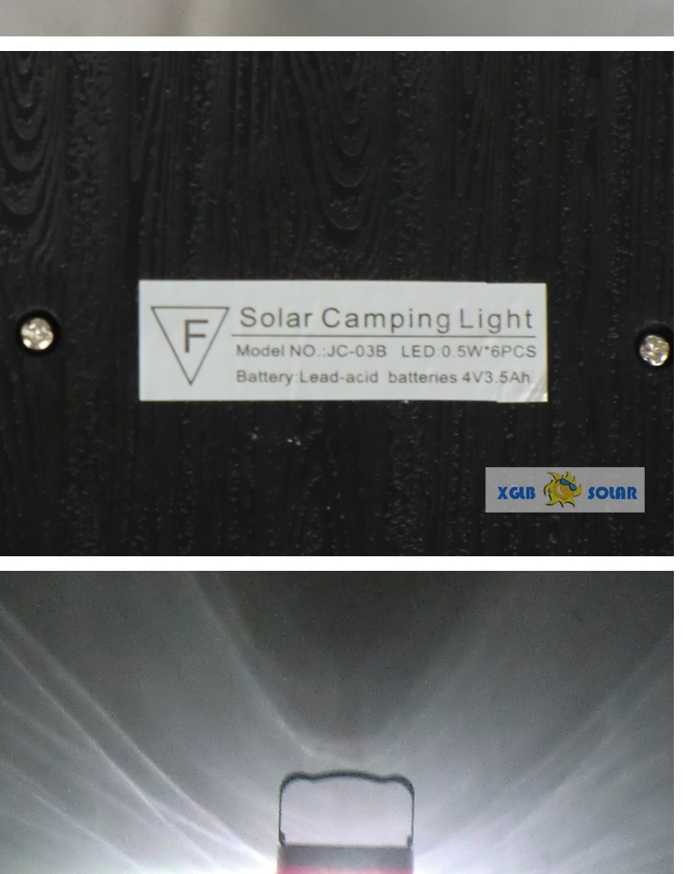Solar Lantern Portable Light có thể sạc lại Solar Light Home Trong nhà Chiếu sáng ngoài trời Lều cắm trại ngoài trời đèn pin tia laser