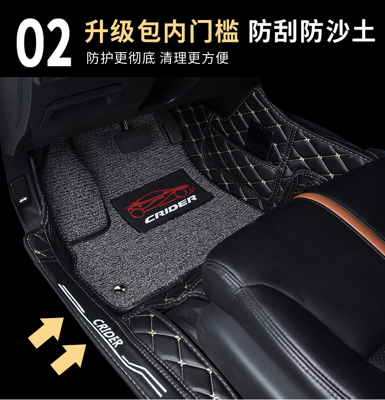 Vòng đệm chân xe máy Ling Ling Honda 2019 Ling Pai vòng dây đặc biệt tất cả được bao quanh bởi thảm xe ô tô sửa đổi - Ô tô nội thất Accesseries trang trí xe hơi