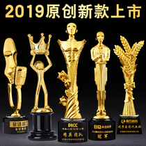 Oscar Golden Trophy Simulation Custom Resin Crystal Creative Trophy Customized Childrens Trophy Making lettering