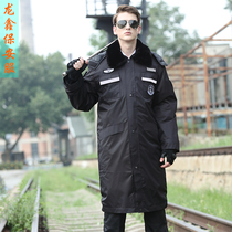 Security coat men thick training cotton clothing winter black winter clothing custom multifunctional winter clothing overalls cotton clothing