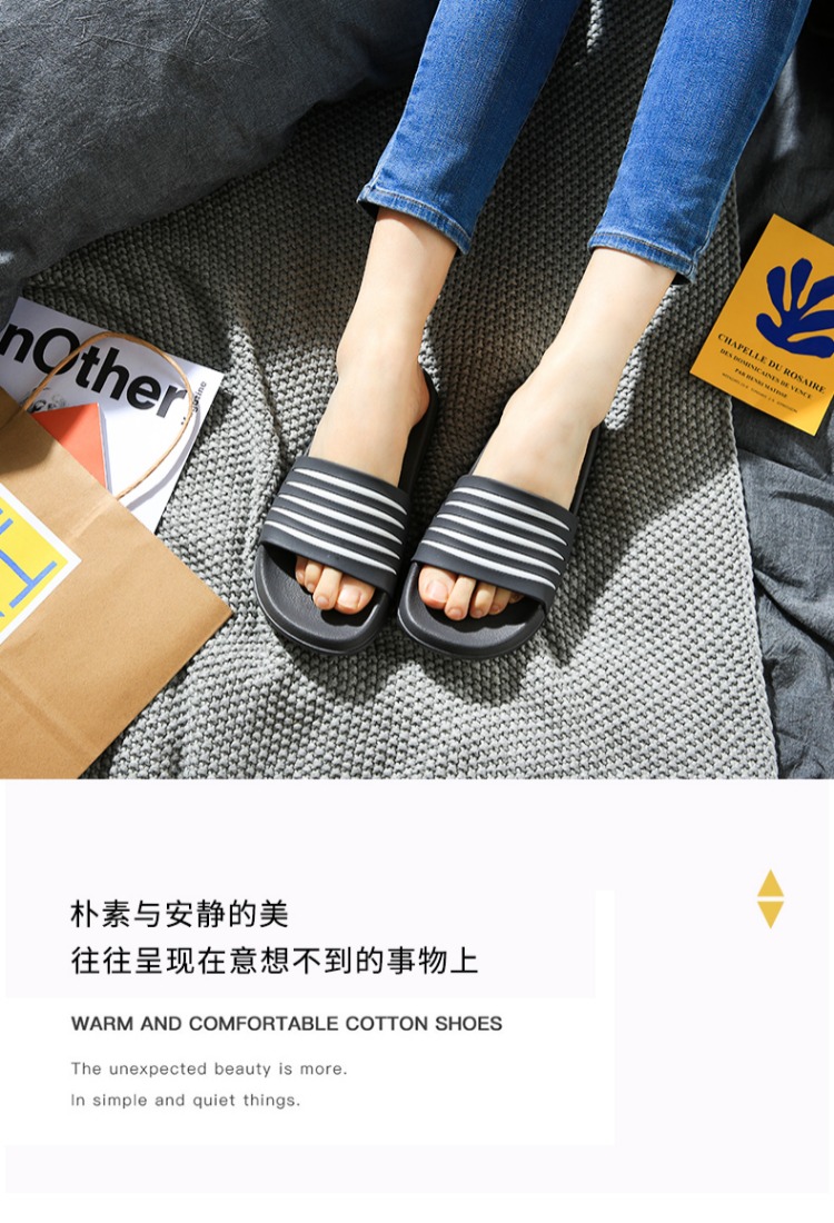Dép và dép nam mang mùa hè đôi dép đi biển dày đáy trong nhà phòng tắm chống trượt nhà tắm dép nữ - Trang chủ dép nhà tắm