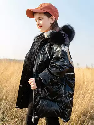 Brand winter girls down jacket children 2021 New Winter children's clothing girls Big children thick coat
