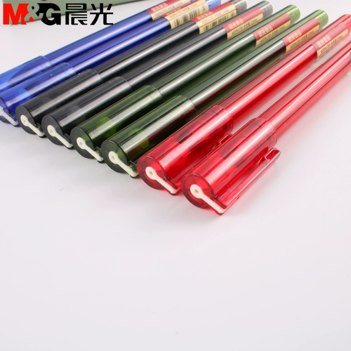 Шариковая свежая ручка-роллер для школьников, милые матовые черные красные синие канцтовары, 0.5мм