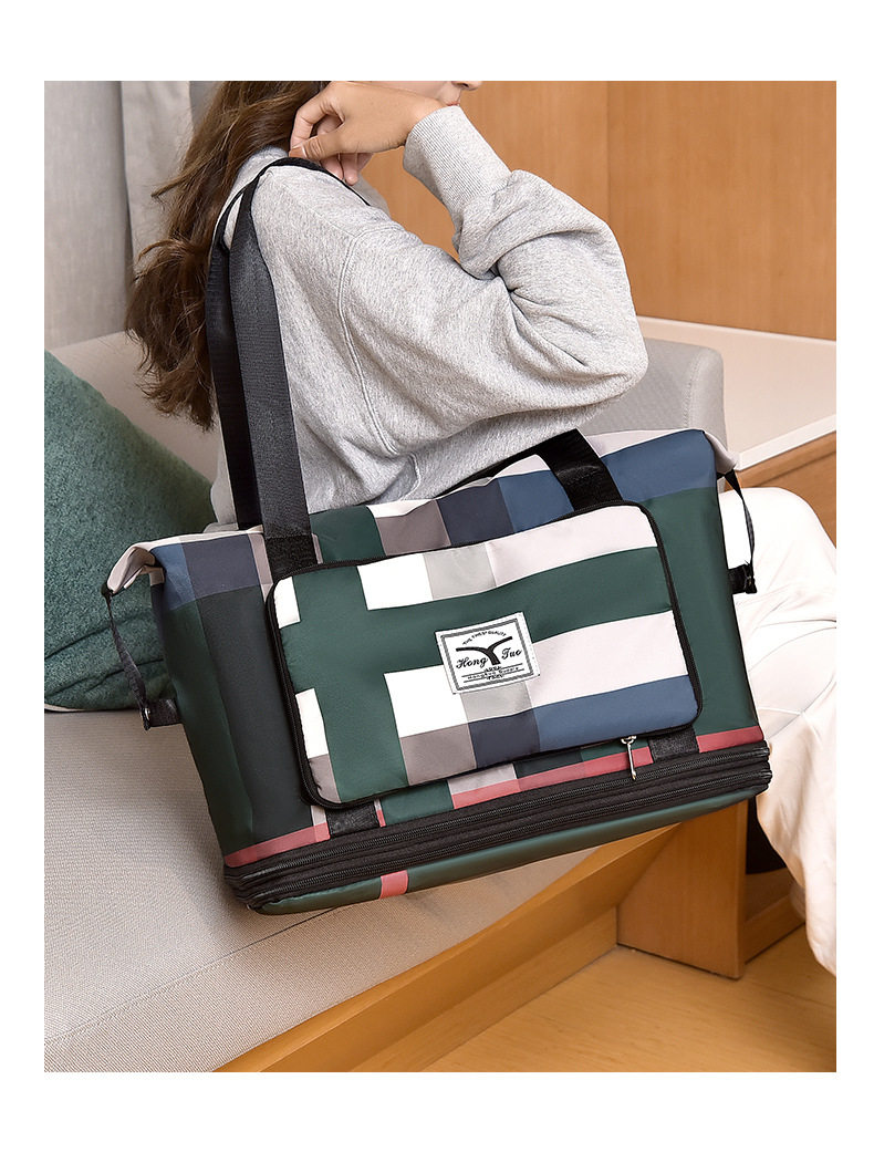 Вместительная и большая портативная сумка для путешествий, сумка через плечо с разделителями, водонепроницаемый чемодан murduras 