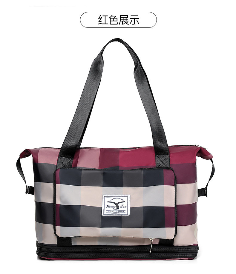 Вместительная и большая портативная сумка для путешествий, сумка через плечо с разделителями, водонепроницаемый чемодан murduras 