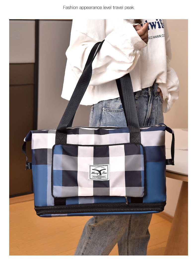 Вместительная и большая портативная сумка для путешествий, сумка через плечо с разделителями, водонепроницаемый чемодан murduras 