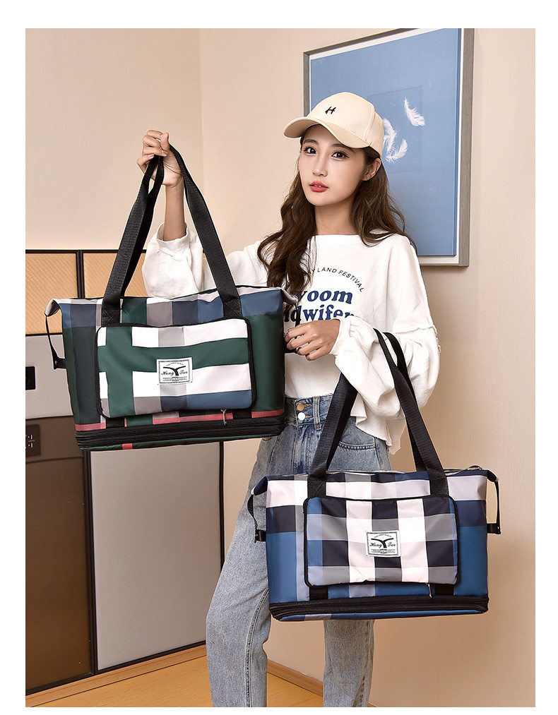 Вместительная и большая портативная сумка для путешествий, сумка через плечо с разделителями, водонепроницаемый чемодан murduras 