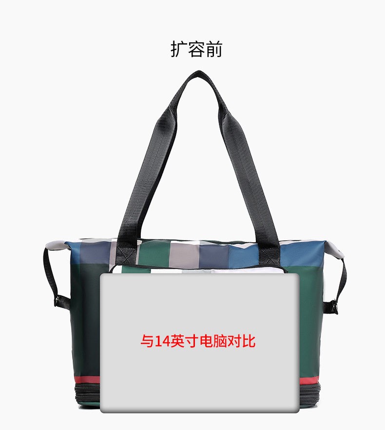 Вместительная и большая портативная сумка для путешествий, сумка через плечо с разделителями, водонепроницаемый чемодан murduras 