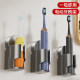 Electric toothbrush stand without punching suction cup finishing rack