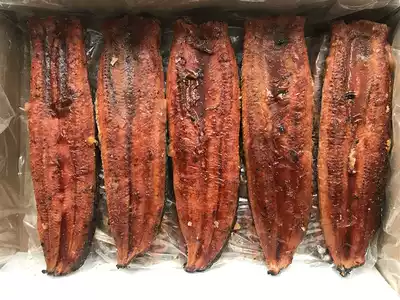 Japanese-style bento fast food roasted eel rice 40-tailed grilled eel Japanese eel eel fish naked eel with juice