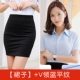 [Юбка]+(короткая -слевая) v -neck Blue Flat Line