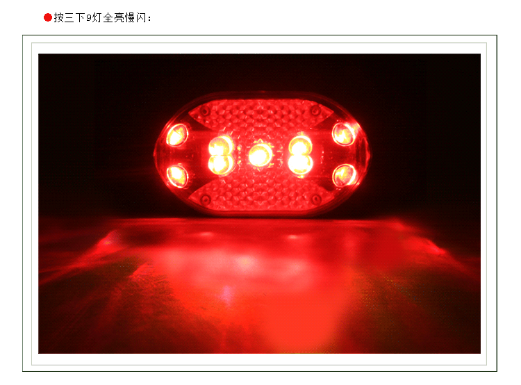 Eclairage pour vélo KINGSIR - Taillights - Ref 2400482 Image 10