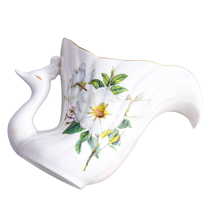Household bone china tableware kitchen swan chopstick cage creative