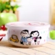 Ying Chenda hộp cơm trưa hộp cơm trưa bát lò vi sóng xương Trung Quốc bát tươi hộp cơm có nắp - Hộp cơm điện sưởi ấm