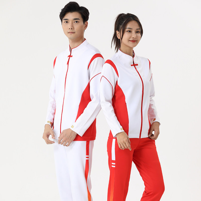 Autumn and winter air volleyball uniform to suit men's goalball sports suit female long sleeve tug-of-war Martial Arts Gymnastics play-Taobao