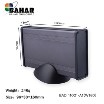 Bahar shell aluminum shell BAD11001-A1(W160) junction box high grade DIY aluminum box power box