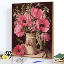 Nuoxuan digital oil painting diy hand-painted filling oil color painting handmade painting flower filling color painting Classical