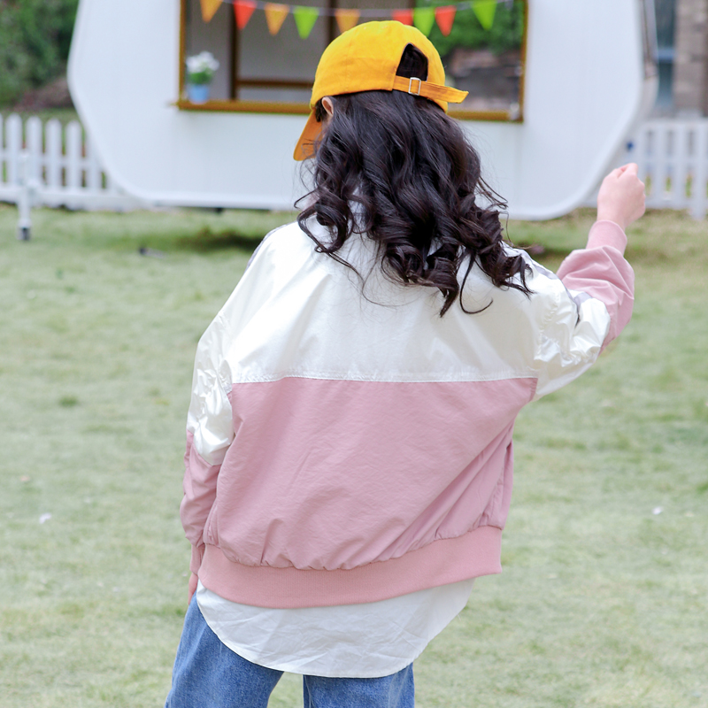 Girls Jacket 2020 Mang New mùa xuân cho trẻ em Hàn Quốc Phong cách giản dị áo khoác thời trang trẻ em gái Top mùa xuân.