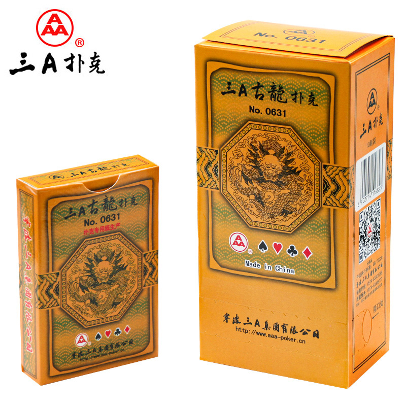 Triple A poker original FCL 100 pairs wholesale Buck card Doudizhu stud 3a poker Gulong 0631