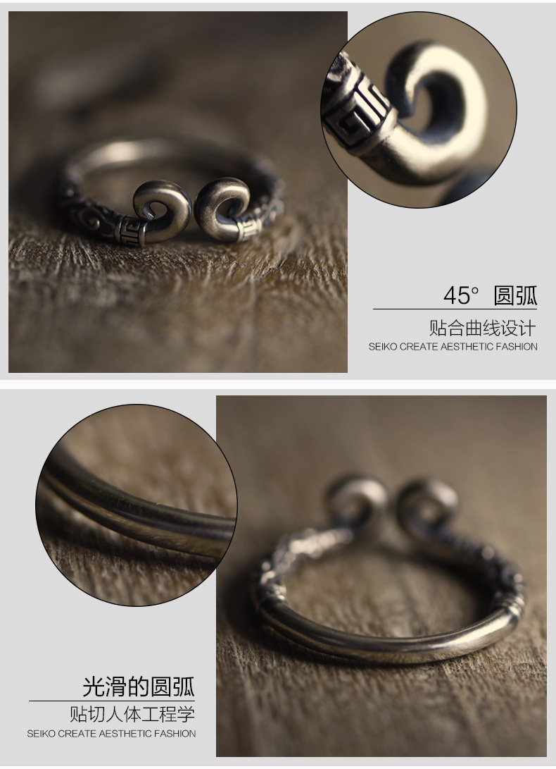 Bague mixte en Argenterie - Ref 3088753 Image 19