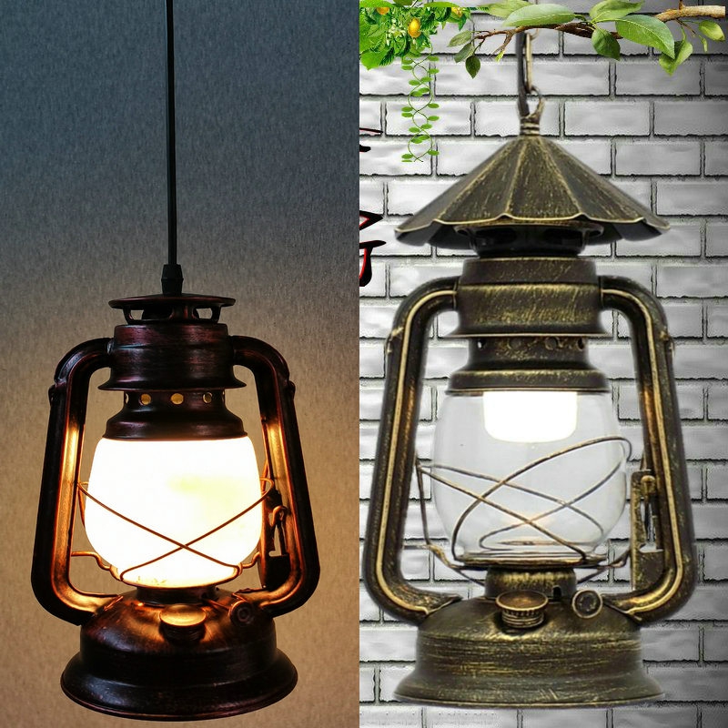 Horse Lamp Chandeliers Vintage Antique Old Coal Oil & Gas Lamps Eu Creative Nostalgia Decorative Corridor Farmstead Hotel Tea Building-Taobao