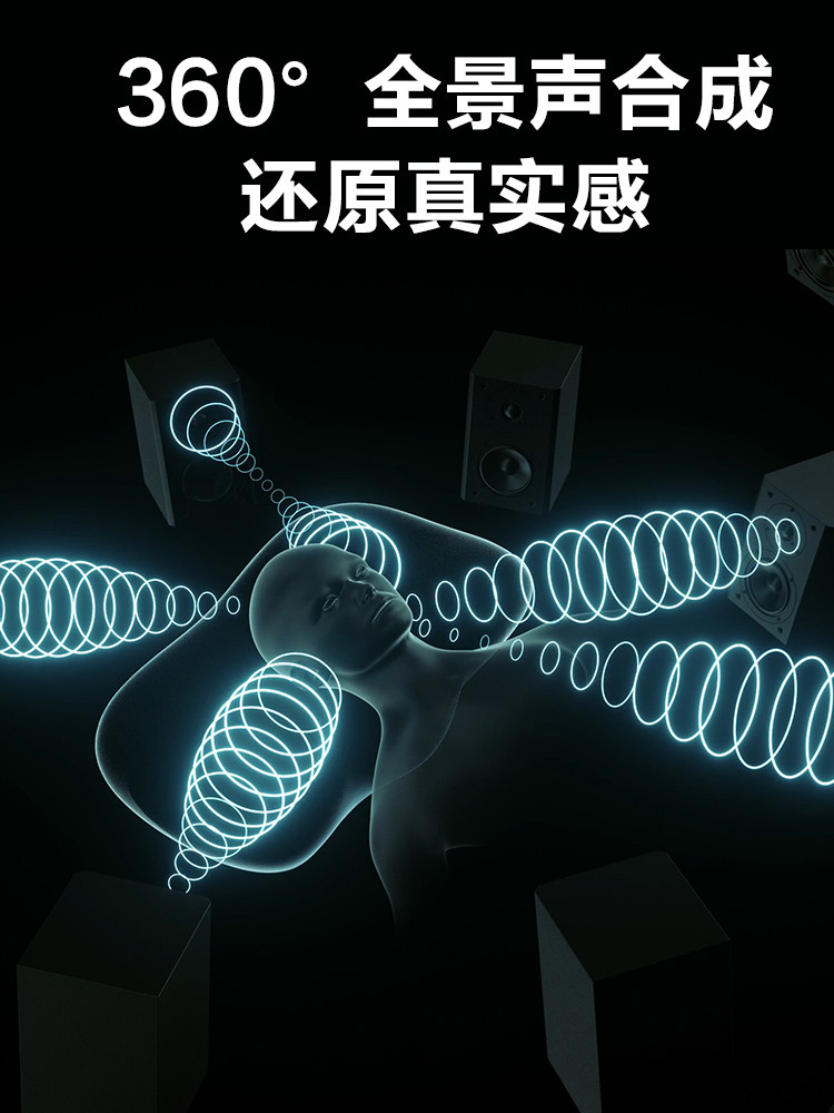 New Year's Gift Skg Pillow D5, a Special Pillow for Cervical Spine Support and Sleep, Memory Foam Slow Rebound Bluetooth Neck Protection Core