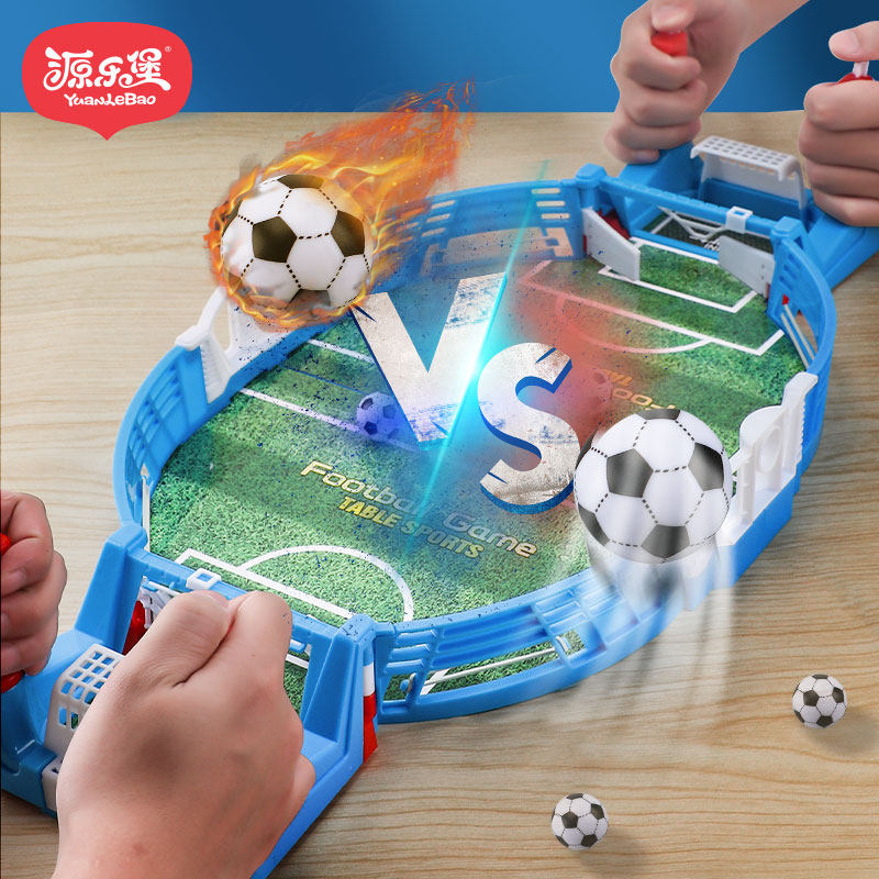 Children's double interactive toy table football field board game parent-child puzzle boy logic football table battle game