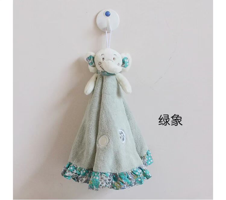 Miễn phí vận chuyển nhà Giải trí Teddy Bear nhung san hô mềm, thấm khăn treo khăn khăn trẻ sáng tạo - Khăn tắm / áo choàng tắm khan mat