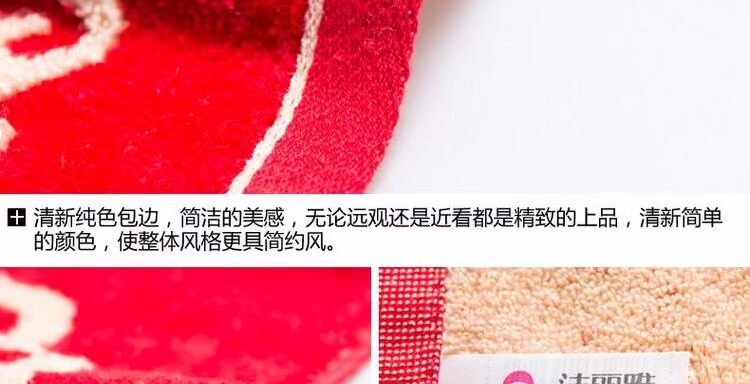 Jie Ya bông khăn vui mừng lễ hội từ terry khăn rửa quà tặng đám cưới nhỏ phần nhỏ vuông - Khăn tắm / áo choàng tắm khan khach san