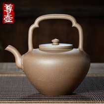 Zun pot Yixing Purple Sand Pot pure entirely handmade virtuoso Xu Kexiang Zhengzong original mine green ash section Clay Wu Diameter Tiliang Teapot