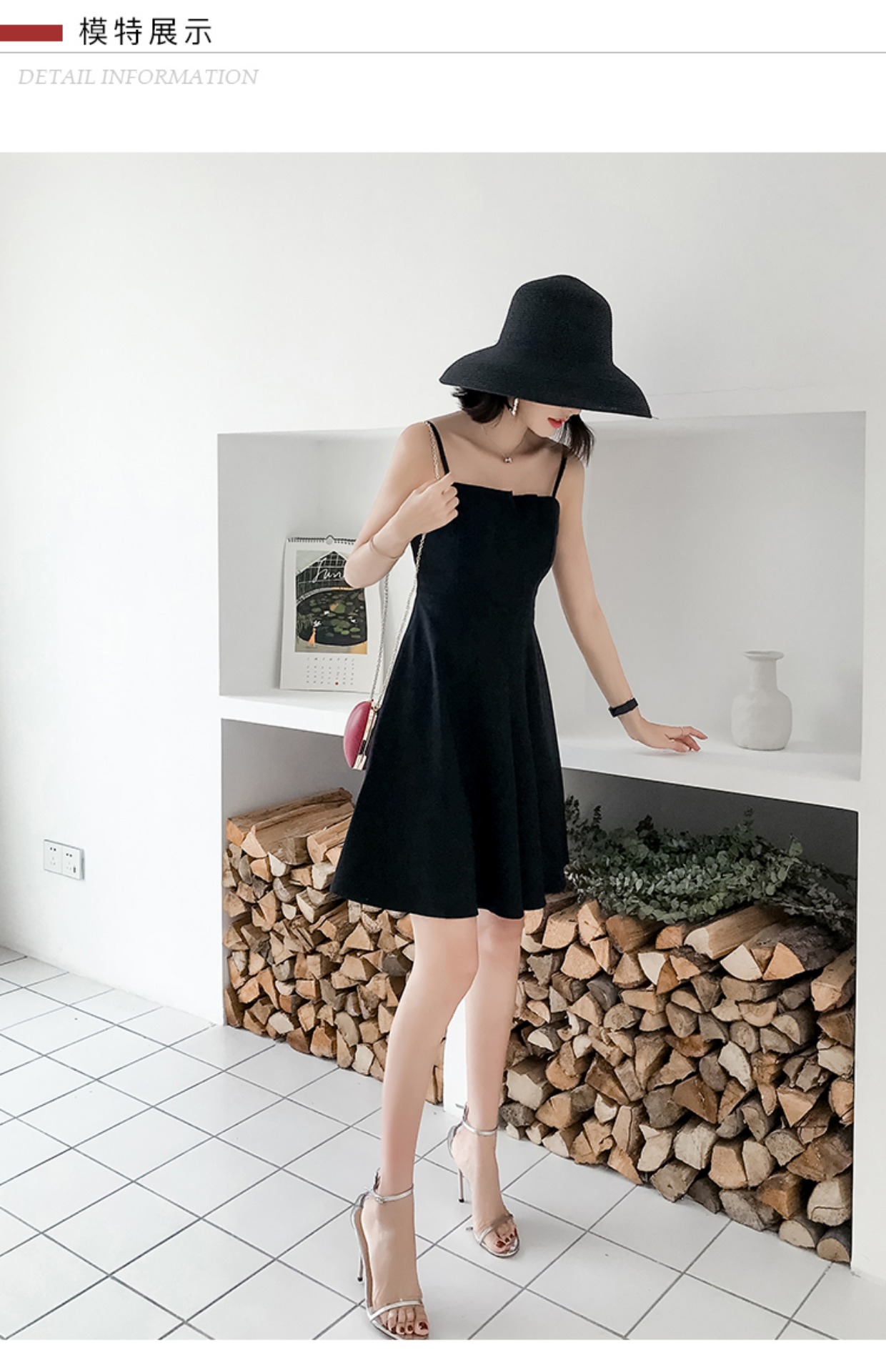 Sang trọng dây kéo váy váy nữ mùa hè 2018 mới đầu tiên tình yêu váy từ vai eo đầm đoạn dài một từ váy váy chữ a liền