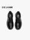 Desai Spring and Summer New Lightweight Versatile Soft-Soled Commuting Business Slip-On Casual Leather Shoes Brogue Carved Men's Shoes