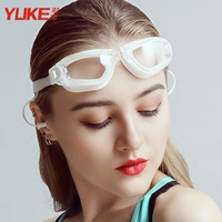 Kính bơi Bà HD kính bơi chống nước và chống sương mù Ánh sáng phẳng cận thị nam trong suốt dành cho nam kinh boi