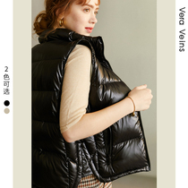 Willa Mousse 2021 spring new female little white duck down jacket vest jacket