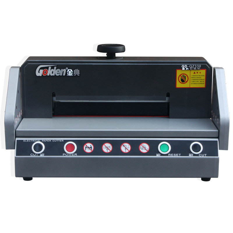 Jindian desktop desktop paper cutter Electric paper cutter Thick paper cutter Tender paper cutter GD-QZ330