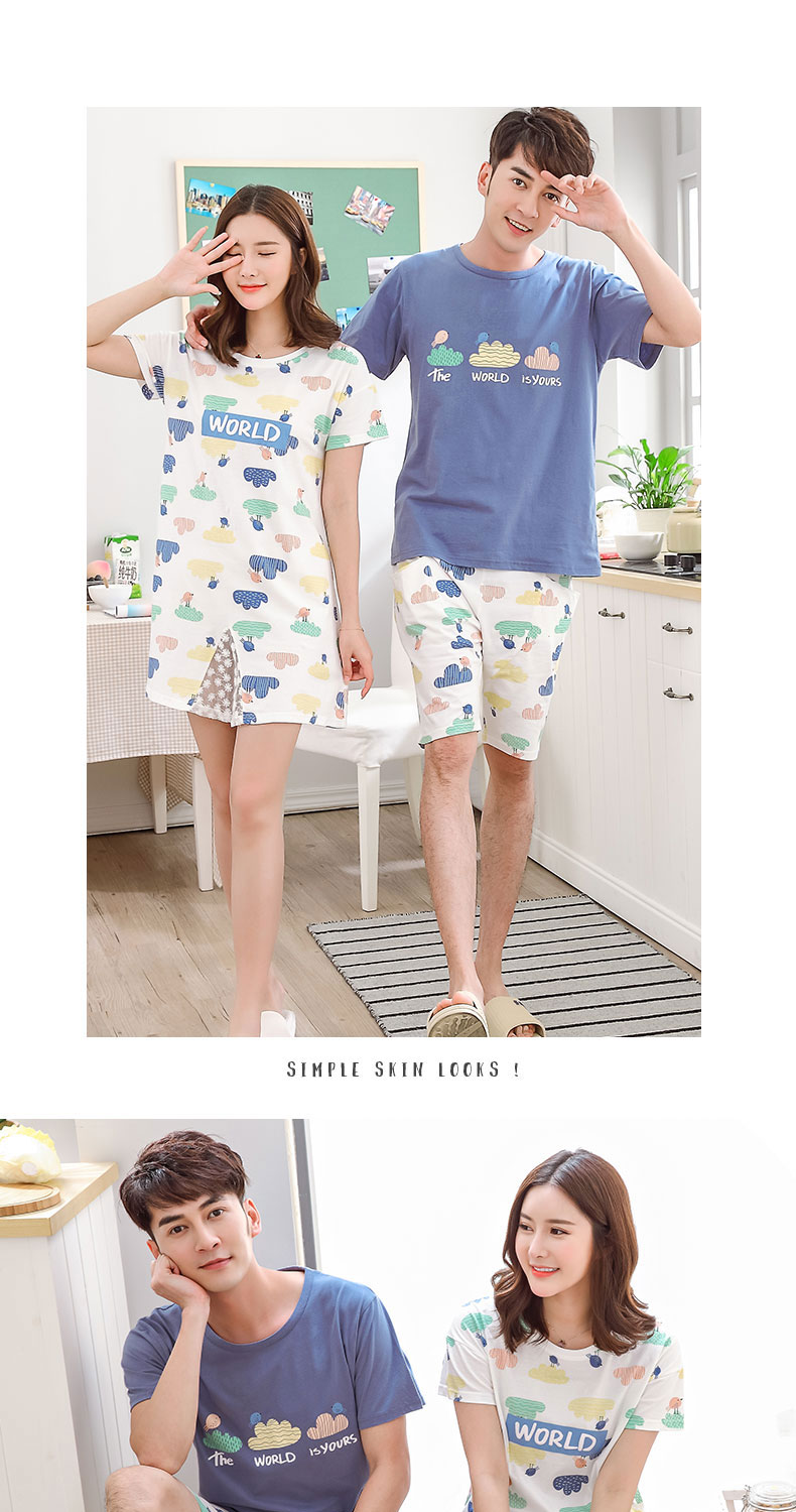 Pyjama mixte en Coton à manche courte - Ref 3005941 Image 15