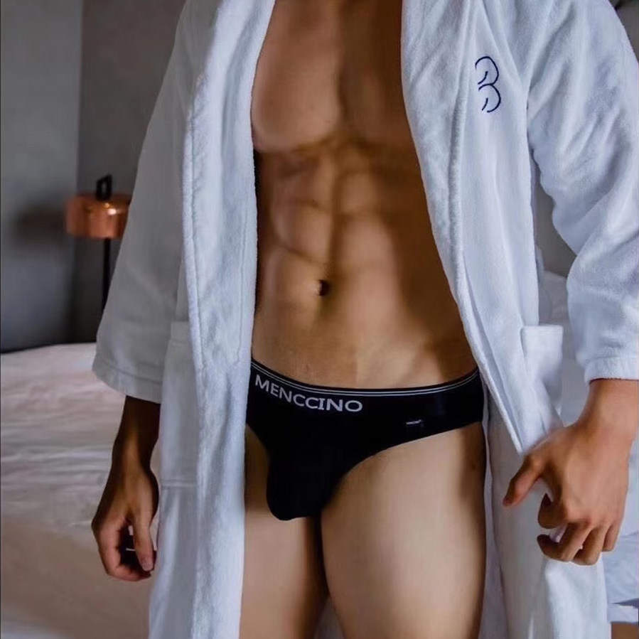 Underpants Male Triangle Pants Modale Cotton Low Waist Sexy Comfort Slim Fit U Convex Breathable Shorts