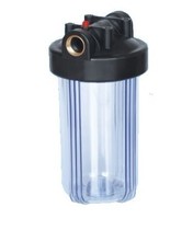 Commercial industrial use 10 inch transparent blue bottle big fat filter bottle 1 inch 6 minutes 4 minutes copper teeth plastic teeth
